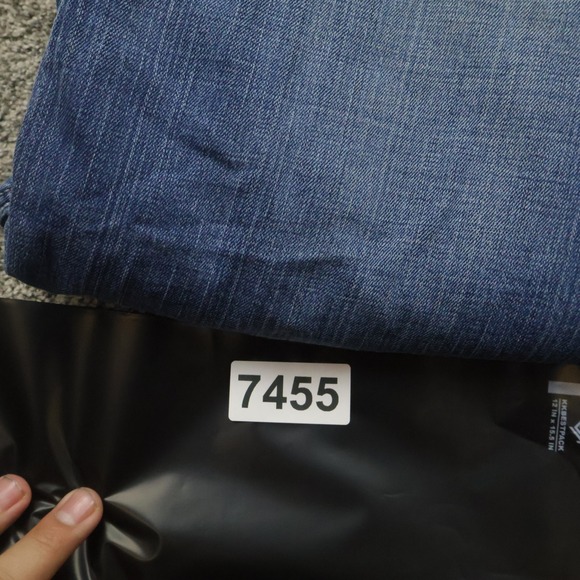 buckle Jeans mens 34X31 tyler Blue Denim Straight Leg Distressed - Picture 16 of 16